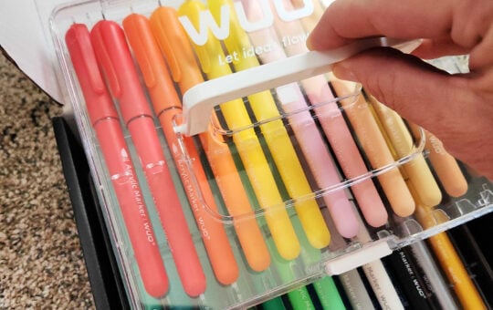 acrylic marker stack