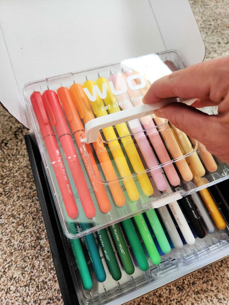 acrylic marker stack