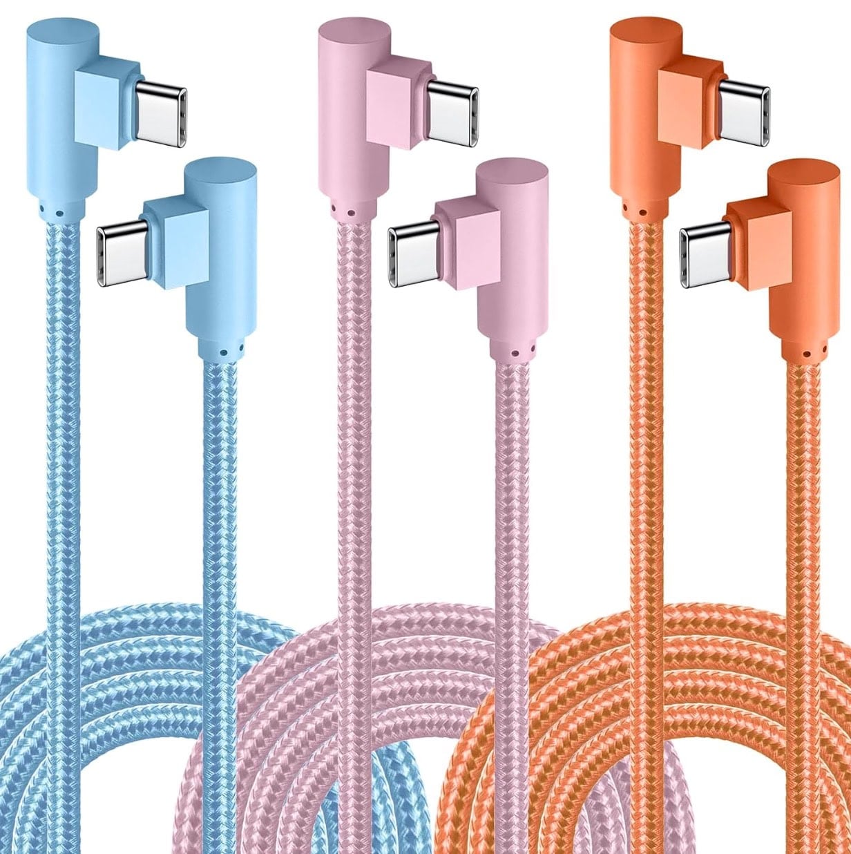 apfen usb c 3 pack braided cord