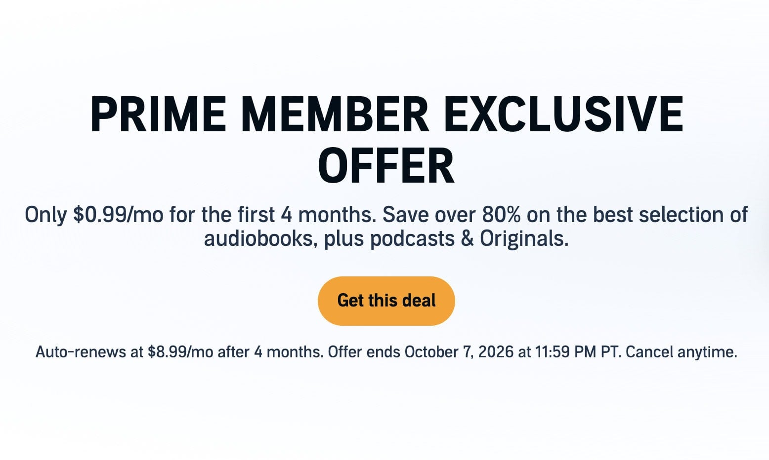 audible promo