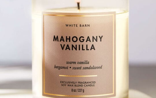 bbw mahogany vanilla