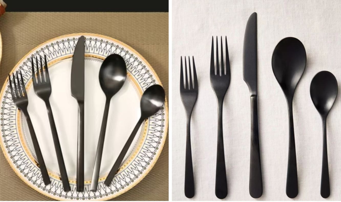 black flatware dupe black flatware dupe