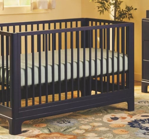 blue crib