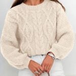 btfbm chunky cable sweater