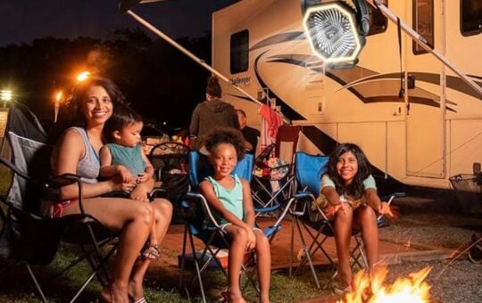 camping fan odoland