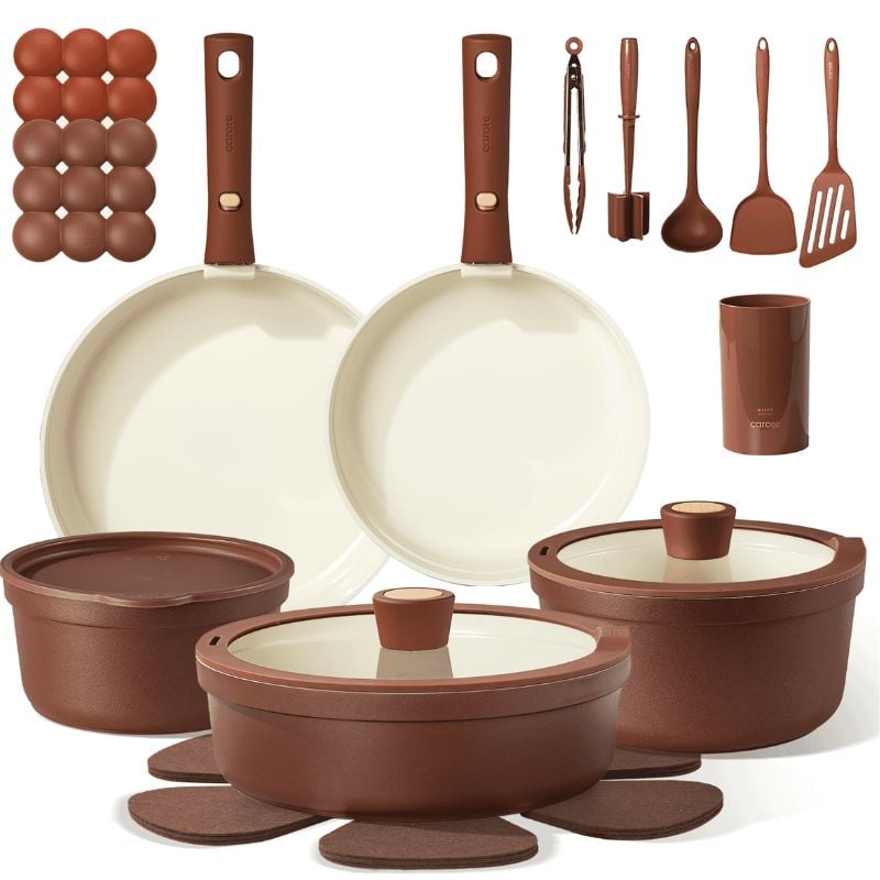 carote 22 piece cooking set