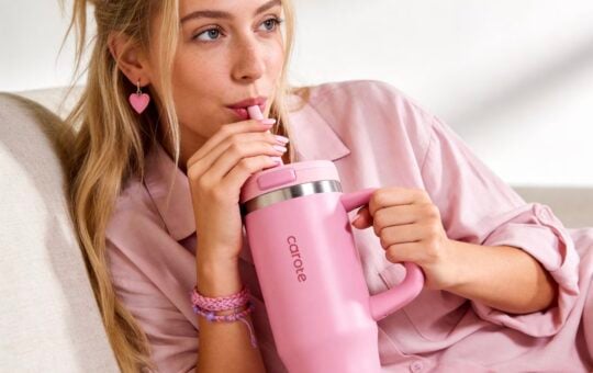 carote tumbler 32 oz pink
