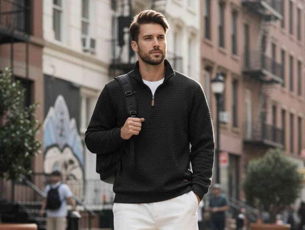 coofandy quarter zip