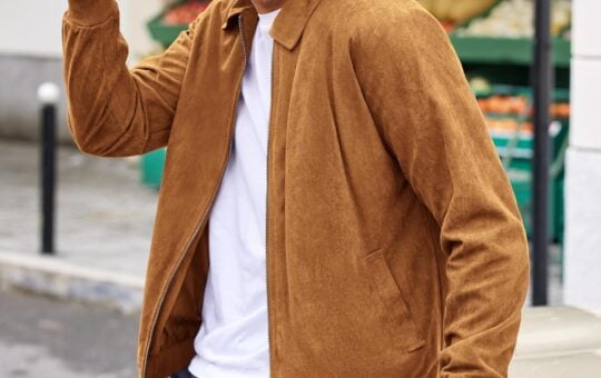 coofandy suede jacket