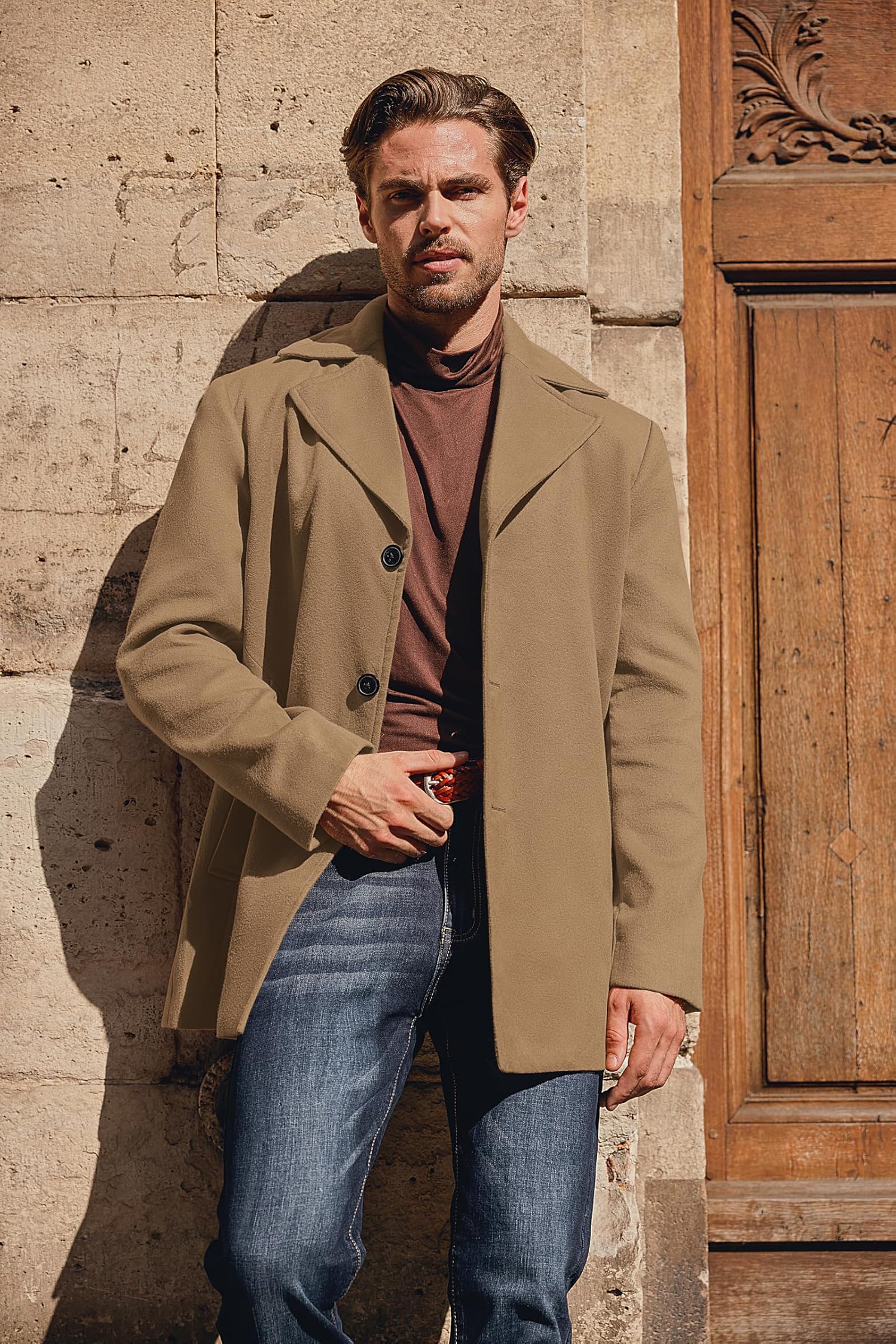 coofandy trench coat