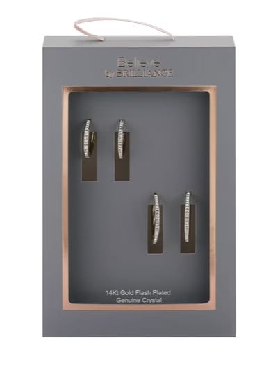 crystal hoops