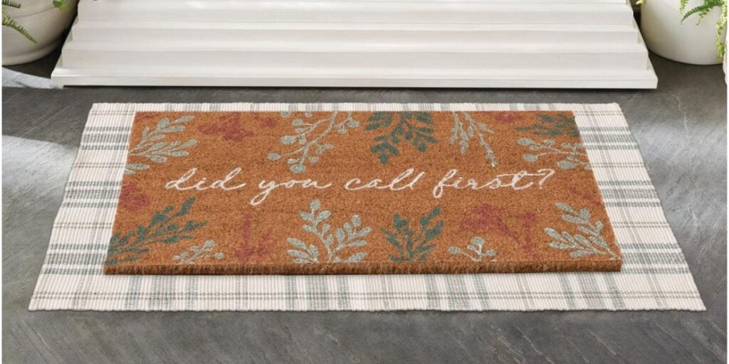did you call first coir rug