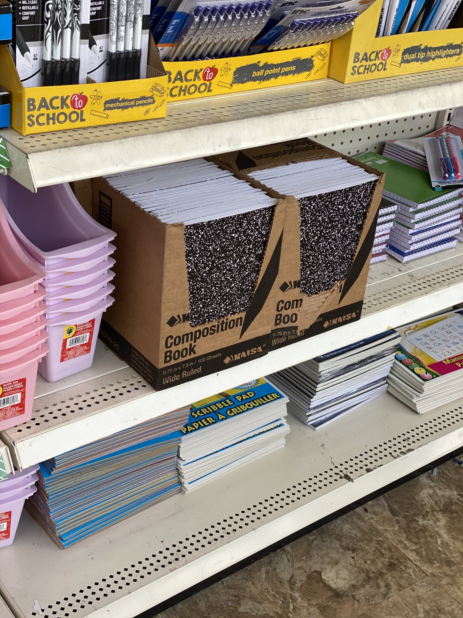 dollar tree notebooks