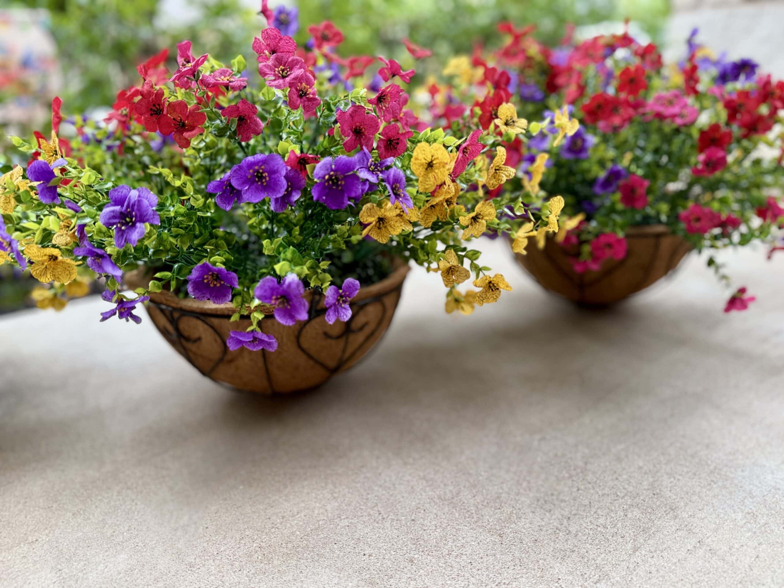 flower baskets flower baskets