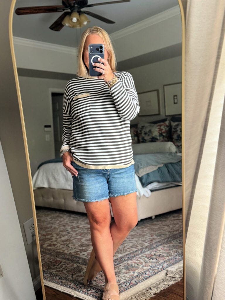 fran stripe top fran stripe top