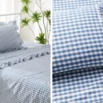 gingham sheet set dupe