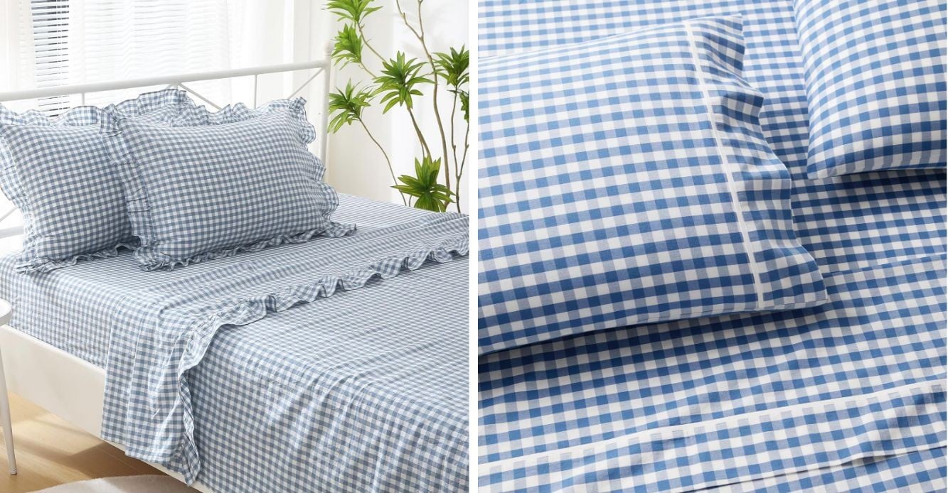 gingham sheet set dupe gingham sheet set dupe