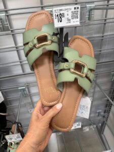 green walmart sandals