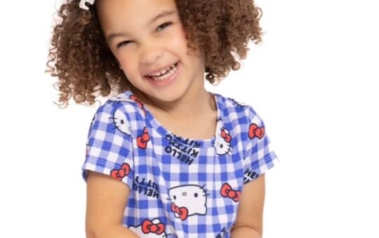 hello kitty toddler girl dress short sleeve walmart