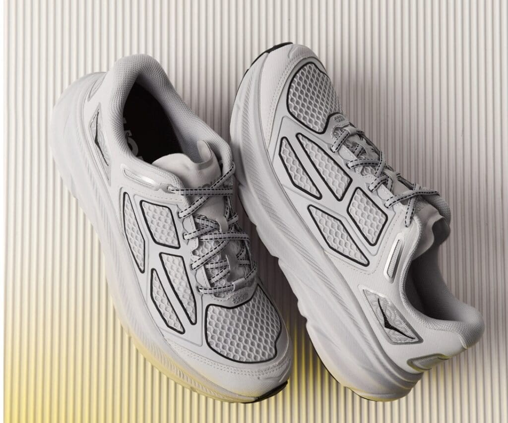 hoka clifton mens white