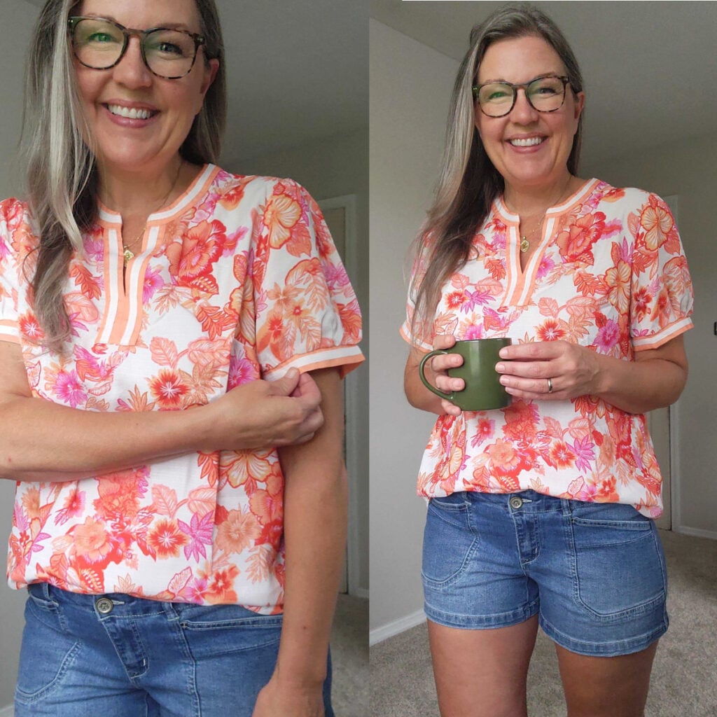 jamie floral blouse stripe jamie floral blouse stripe