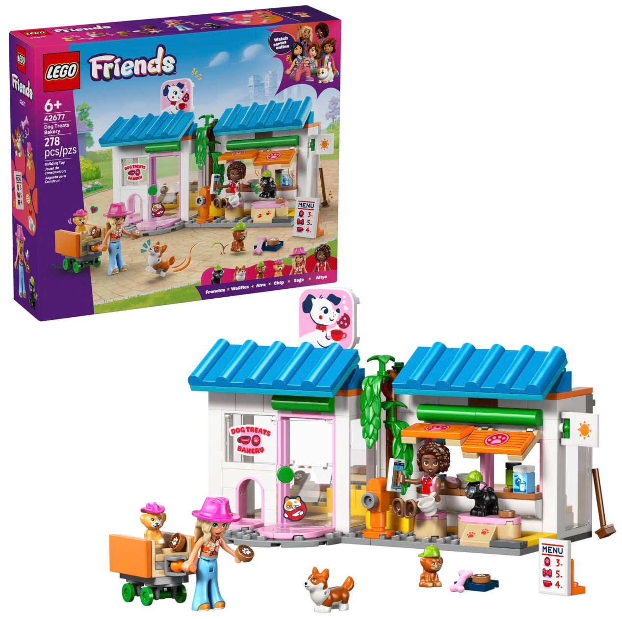 lego friends dog bakery set