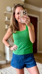mary green top shorts