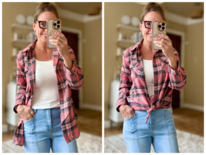 mary pink flannel