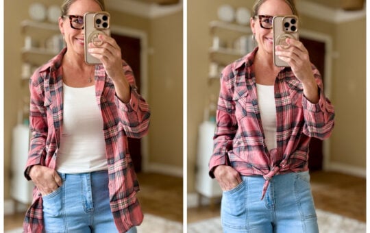 mary pink flannel