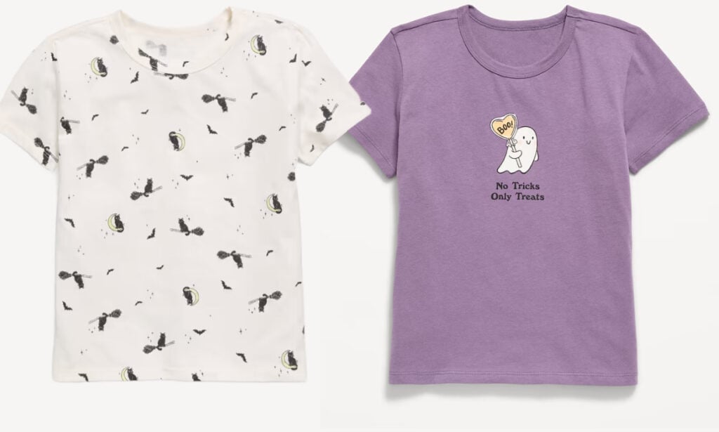 old navy spooky kid tees