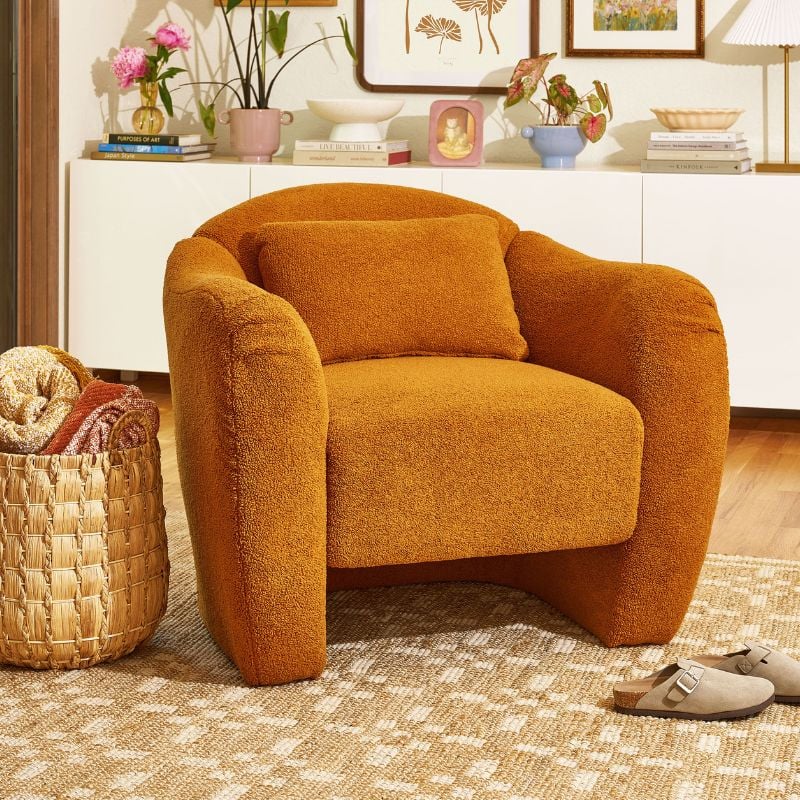 orange chair orange chair