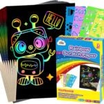 rainbow scratch art