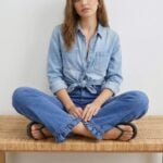 ruffle jeans