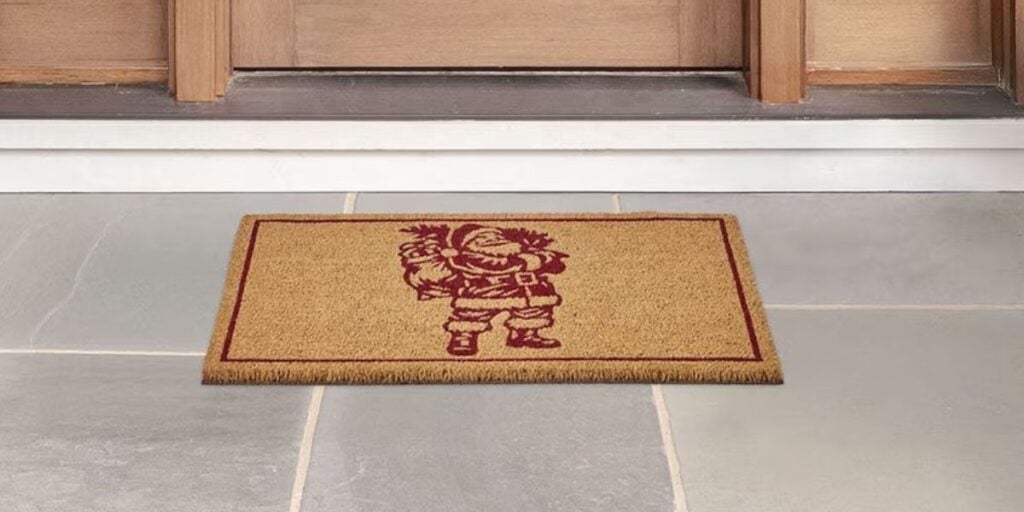 santa doormat