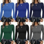 slim layering tops