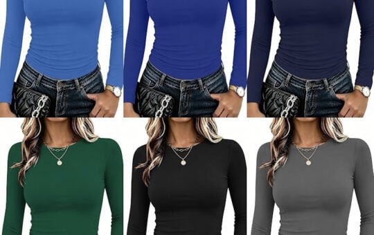 slim layering tops