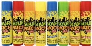 sour patch lip balms