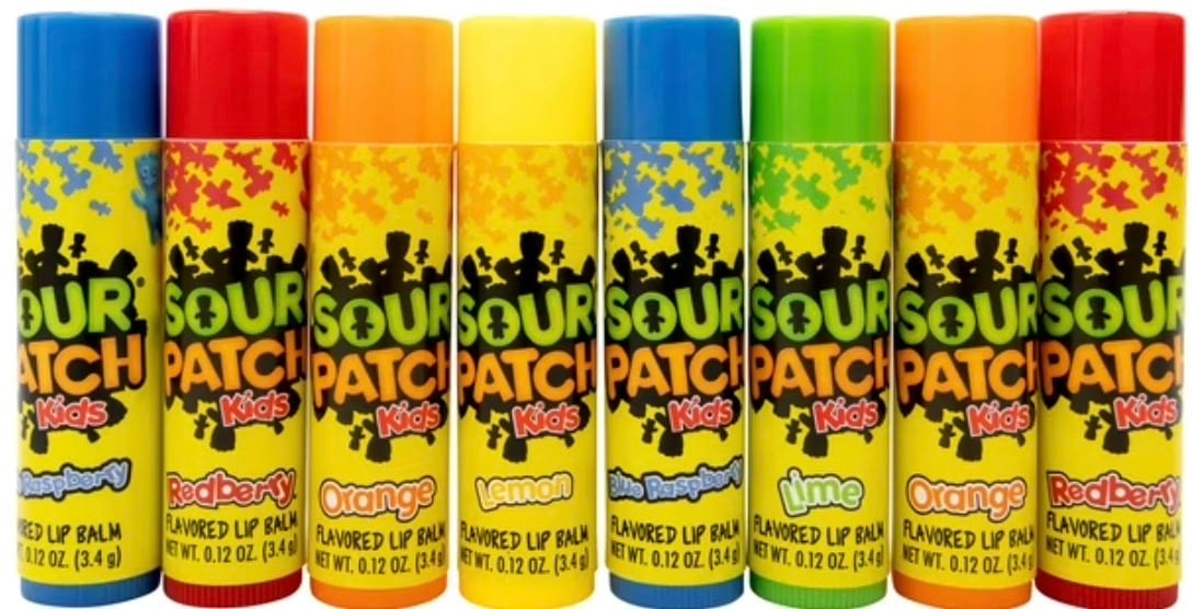 sour patch lip balms