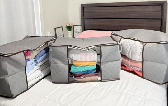 storage bags grey