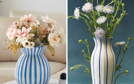 striped vase dupe