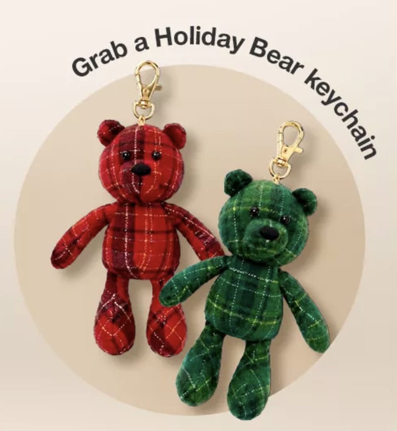 target holiday bear keychain target holiday bear keychain