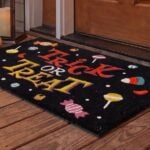 trick or treat doormat