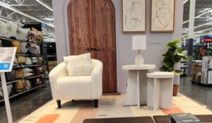 walmart furniture display