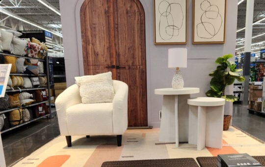walmart furniture display