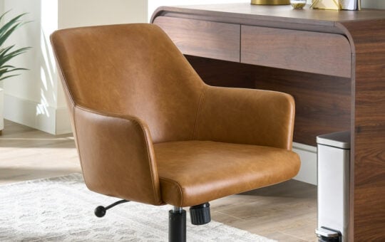 walmart office chair brown