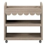 walmart scallop art cart