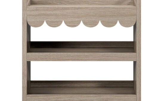 walmart scallop art cart