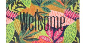 welcome leaf rug (1)