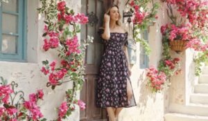 womens floral corset dress scarlett darkness brand