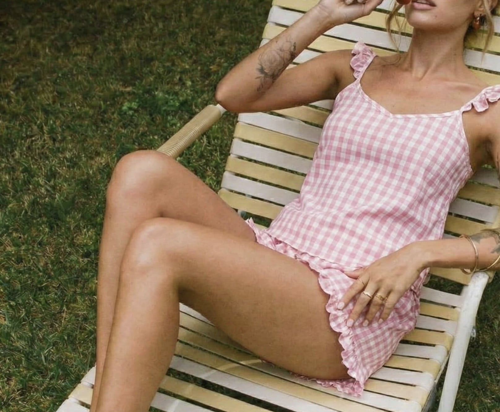 womens gingham pjs